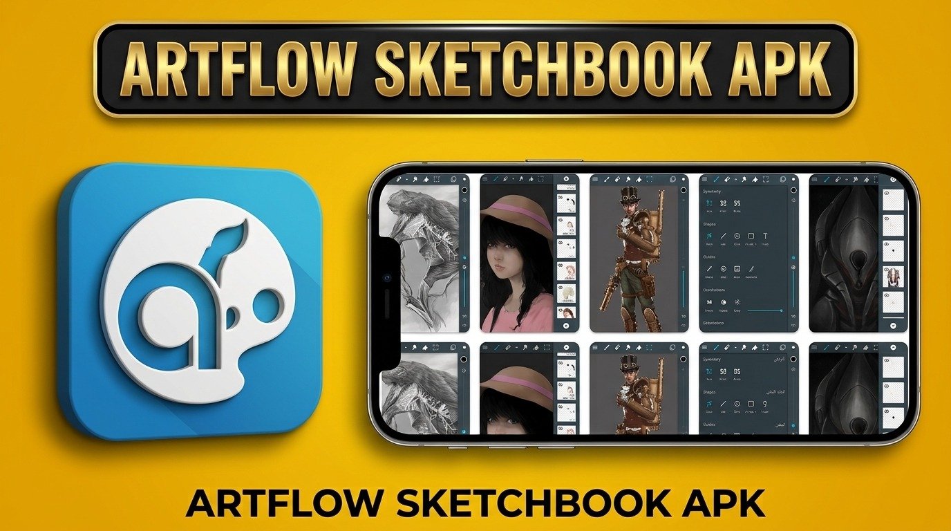 تحميل تطبيق ArtFlow Sketchbook APK للرسم والتلوين اندرويد 2026 1 تحميل تطبيق ArtFlow Sketchbook APK للرسم والتلوين اندرويد 2026 1
