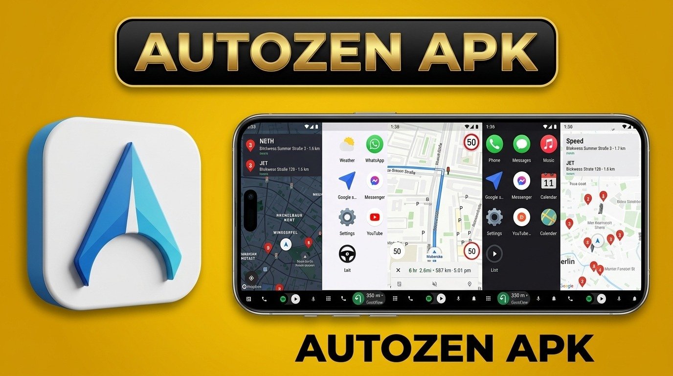 تحميل تطبيق AutoZen APK لتحويل الموبايل لشاشة سيارة للاندرويد والايفون 2026 1 تحميل تطبيق AutoZen APK لتحويل الموبايل لشاشة سيارة للاندرويد والايفون 2026 1