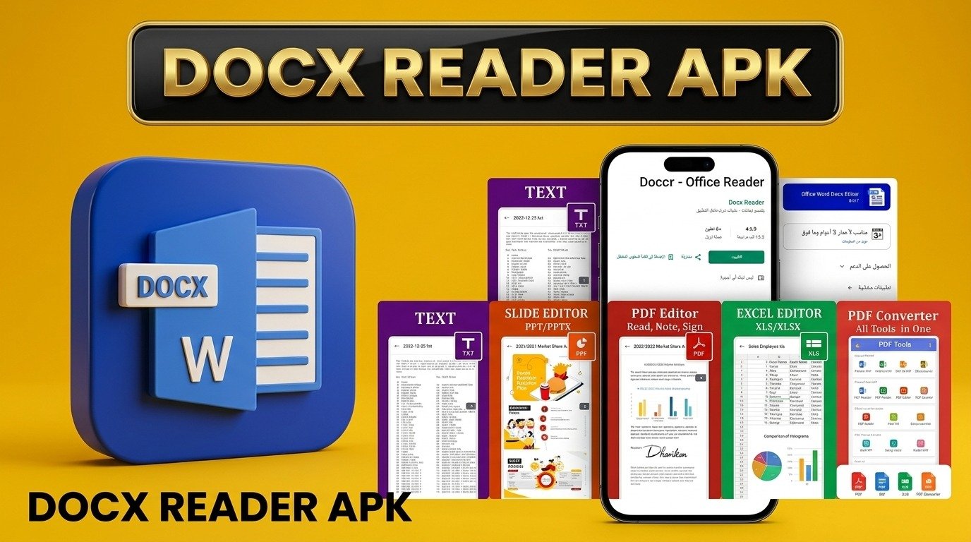 تحميل تطبيق Docx Reader لقراءة وفتح ملفات الوورد بدون نت للاندرويد 2026 1 تحميل تطبيق Docx Reader لقراءة وفتح ملفات الوورد بدون نت للاندرويد 2026 1