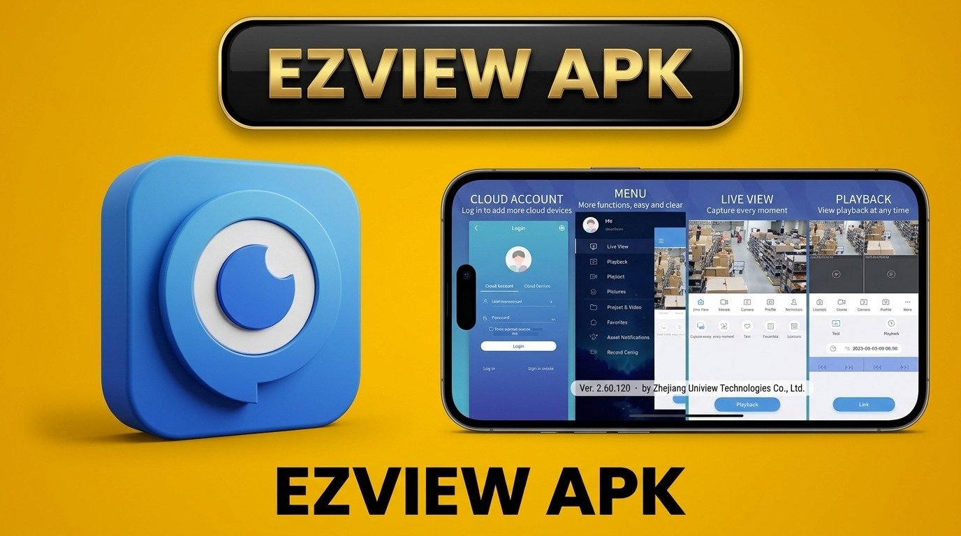 تحميل تطبيق EZView apk لمراقبة الكاميرات من الموبايل للاندرويد والايفون 2026 1 تحميل تطبيق EZView apk لمراقبة الكاميرات من الموبايل للاندرويد والايفون 2026 1