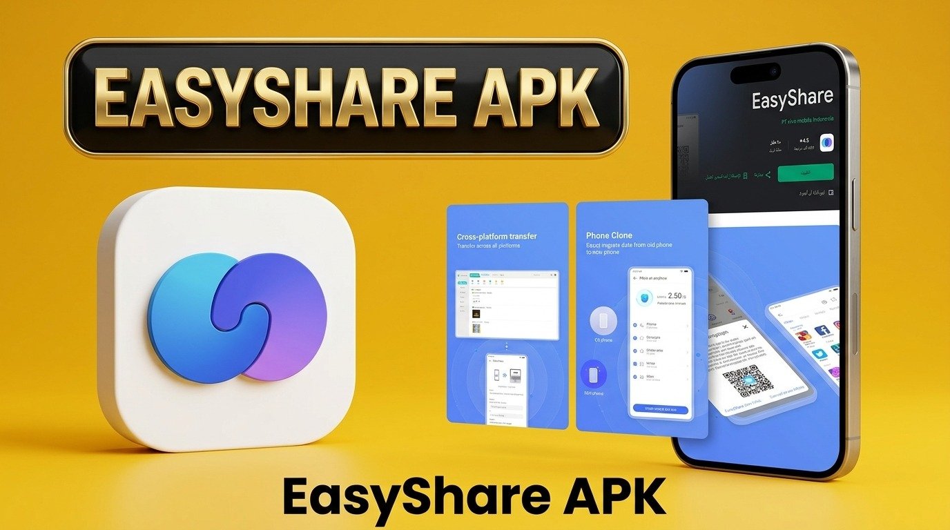 تحميل تطبيق EasyShare لنقل الملفات بدون نت للاندرويد 2026 1 تحميل تطبيق EasyShare لنقل الملفات بدون نت للاندرويد 2026 1