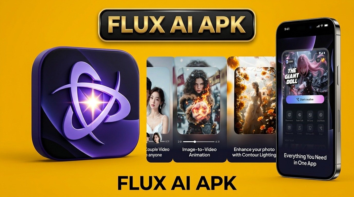 تحميل تطبيق Flux AI apk لتحويل الصور الي فيديو مجانا 2026 1 تحميل تطبيق Flux AI apk لتحويل الصور الي فيديو مجانا 2026 1