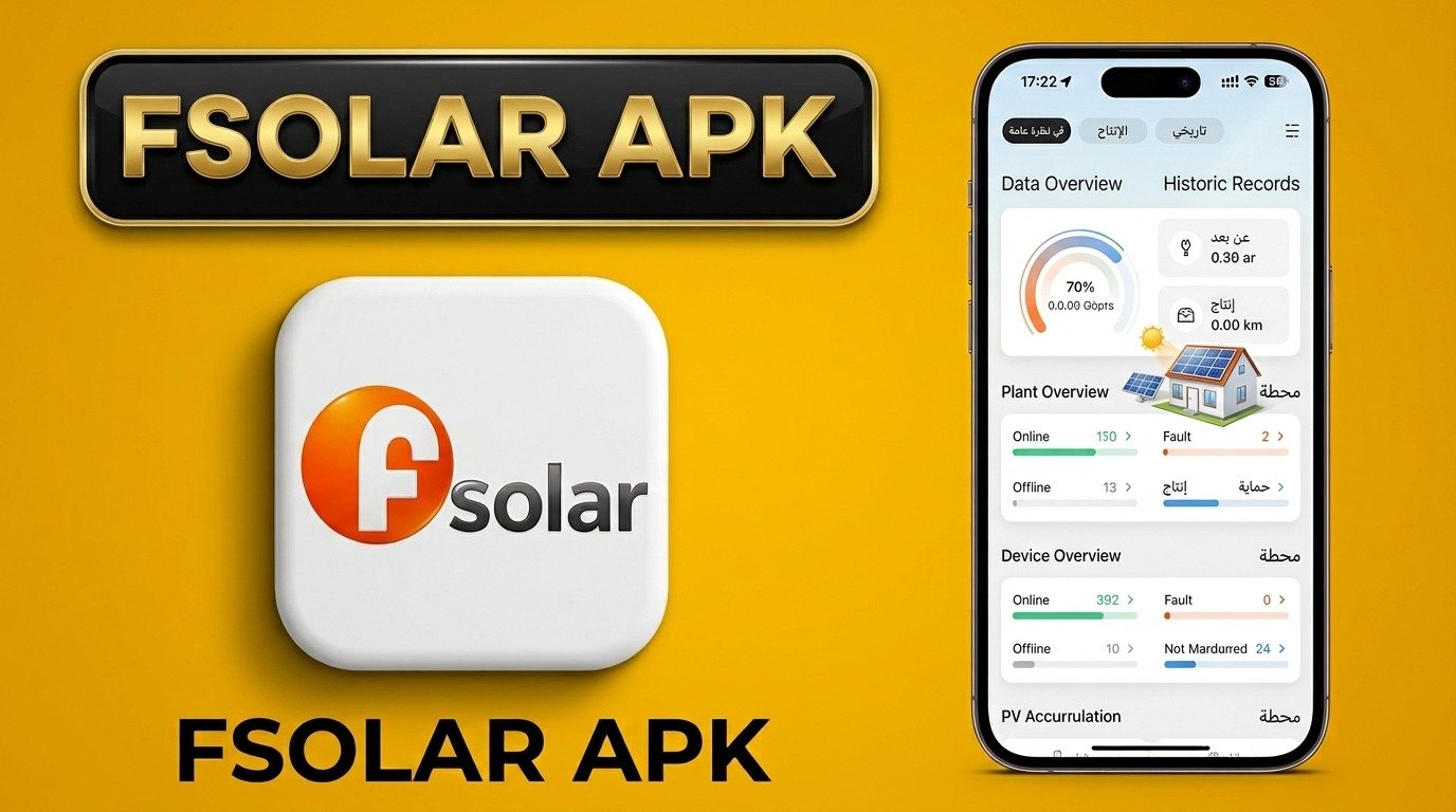 تحميل تطبيق Fsolar لمراقبة محطات الطاقة الشمسية للاندرويد 2026 1 تحميل تطبيق Fsolar لمراقبة محطات الطاقة الشمسية للاندرويد 2026 1