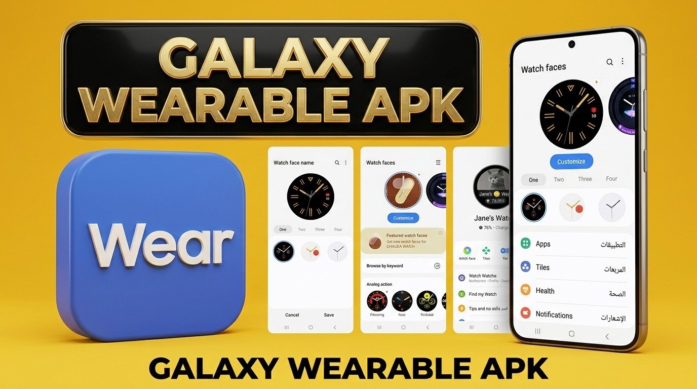 تحميل تطبيق Galaxy Wearable ساعة سامسونج للايفون 2026 1 تحميل تطبيق Galaxy Wearable ساعة سامسونج للايفون 2026 1