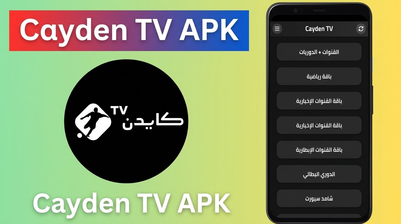 تحميل تطبيق كايدن تيفي Cayden TV مع كود التفعيل احدث اصدار APK 2026 1 تحميل تطبيق كايدن تيفي Cayden TV مع كود التفعيل احدث اصدار APK 2026 1